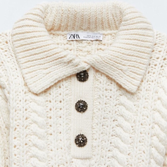Zara Cable Knit Sweater - Picture 14 of 16